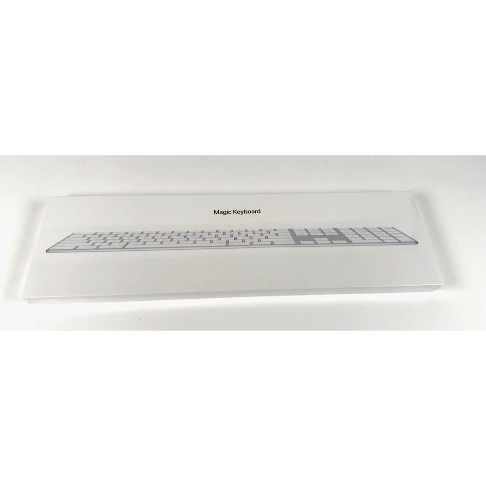 Apple Magic Keyboard with Numeric Keypad: Wireless, Bluetooth, Rechargeable. NEW